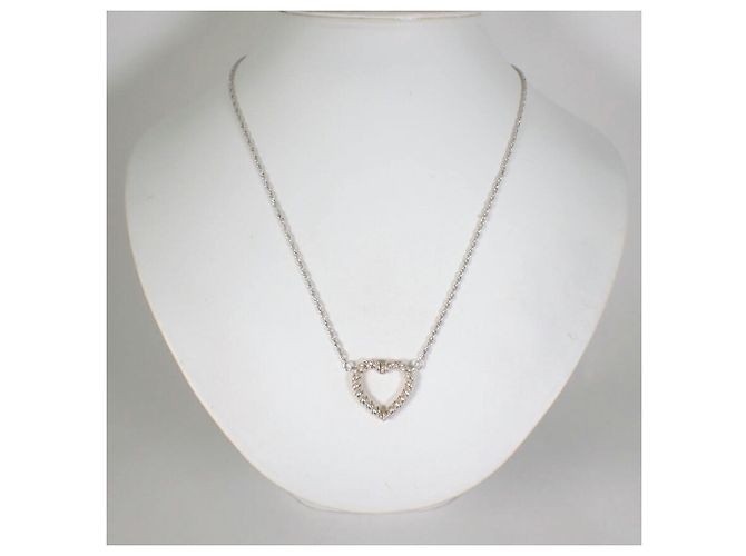 Collana con pendente Twist Heart in argento 925/750 di Tiffany & Co. - vista 3