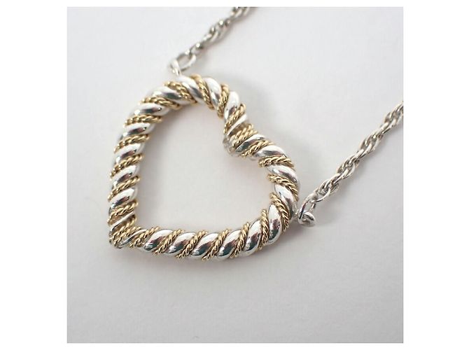 Collana con pendente Twist Heart in argento 925/750 di Tiffany & Co. - vista 7