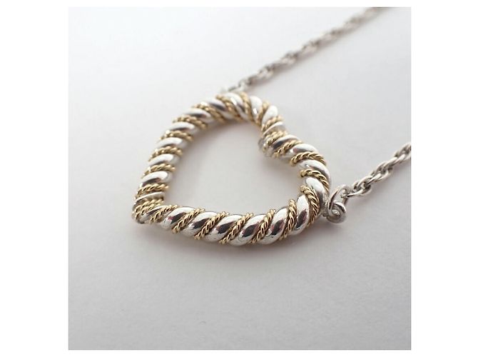 Collana con pendente Twist Heart in argento 925/750 di Tiffany & Co. - vista 8