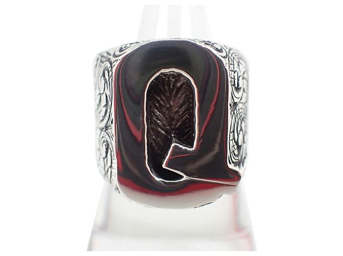 Gucci Ag925 Alphabet Q Band Ring - Ansicht 2