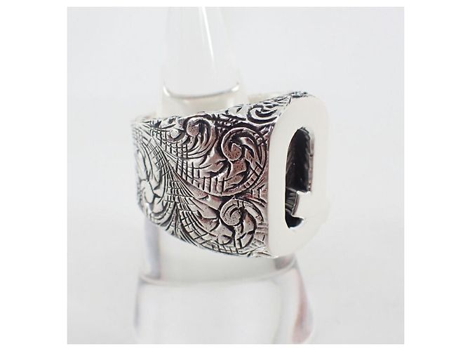 Gucci Ag925 Alphabet Q Band Ring - Ansicht 3