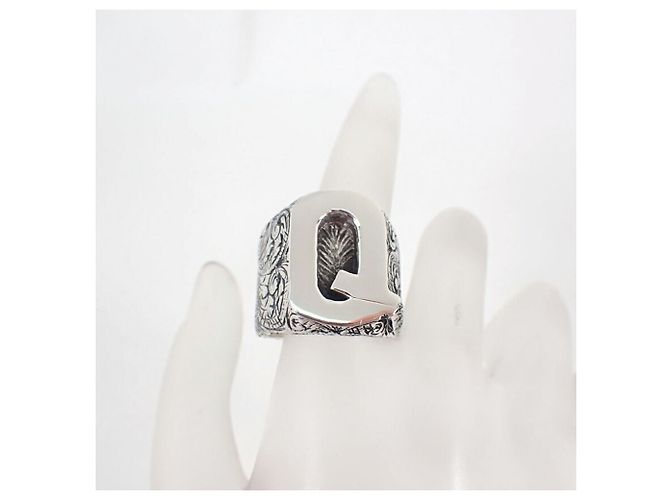 Gucci Ag925 Alphabet Q Band Ring - Ansicht 5