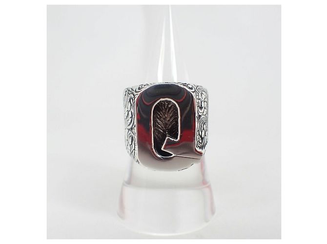 Gucci Ag925 Alphabet Q Band Ring - Ansicht 8