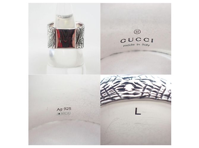 Gucci Ag925 Alphabet Q Band Ring - Ansicht 9