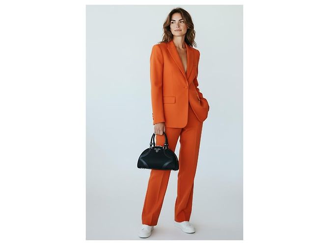Prada Bowler Bag aus schwarzem Nylon und Leder - Ansicht 17