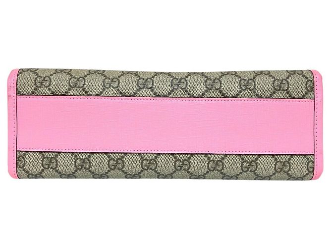 Borsa Tote GG Supreme 3D con fragola per bambini GUCCI Beige - vista 4