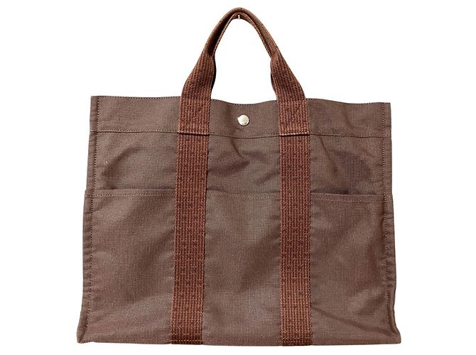Hermès Borsa Tote HERMES Herline MM marrone - vista 2