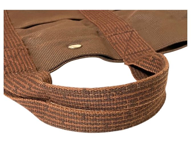 Hermès Borsa Tote HERMES Herline MM marrone - vista 4