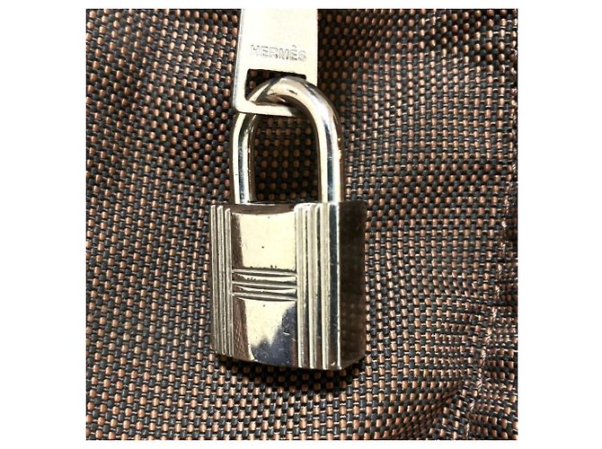 Hermès Borsa Tote HERMES Herline MM marrone - vista 7