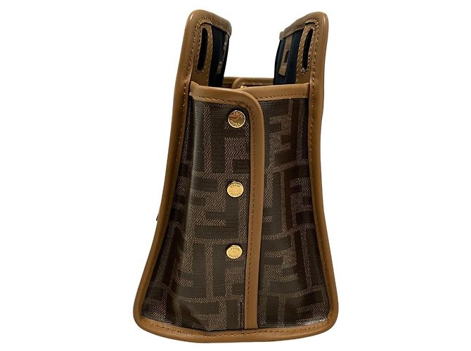 Copertura per borsa FENDI Peekaboo Defender Marrone - vista 2