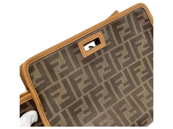 Copertura per borsa FENDI Peekaboo Defender Marrone - vista 5