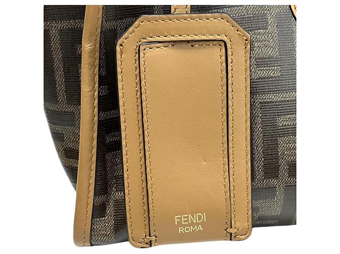 Copertura per borsa FENDI Peekaboo Defender Marrone - vista 8