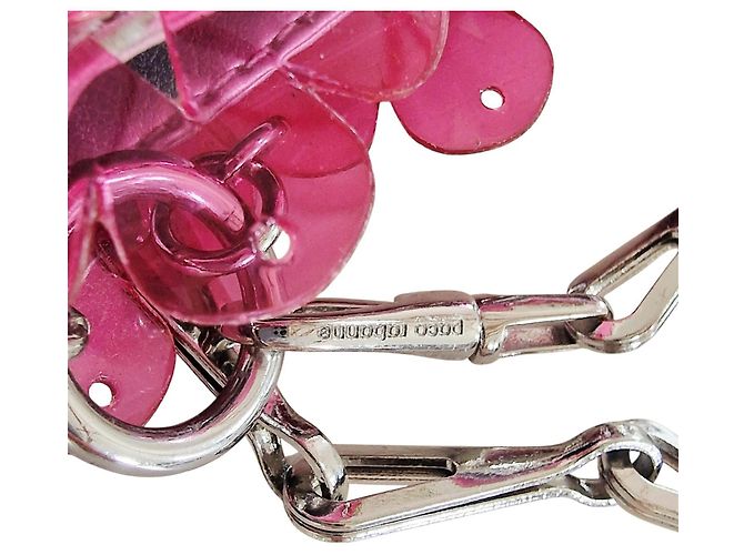 Paco Rabanne Mini Hawaï Borsa a tracolla rosa - vista 5