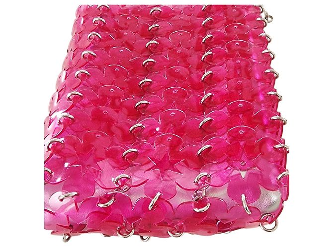 Paco Rabanne Mini Hawaï Borsa a tracolla rosa - vista 7
