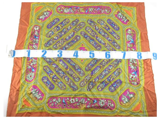 Hermès Hermes Carré 90 Seta multicolore 90 x 90 - vista 3
