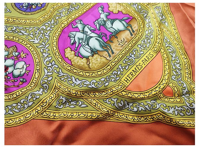 Hermès Hermes Carré 90 Seta multicolore 90 x 90 - vista 5