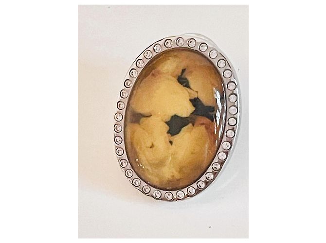Orecchini Dolce & Gabbana Sicily Cammeo con Cristalli Swarovski Argento Giallo - vista 7