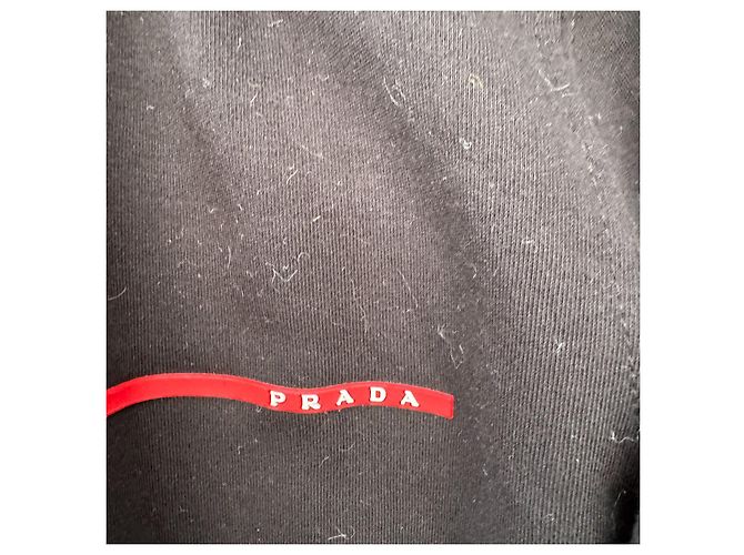 Prada Sport Polo a maniche lunghe - Nero - vista 5