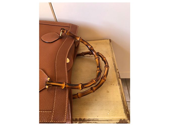 Borsa Tote Gucci Diana con manico in bambù Marrone - vista 12
