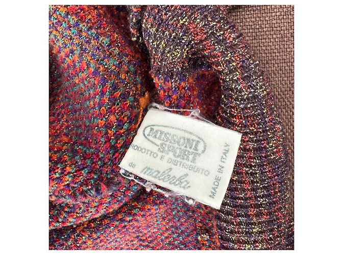 Missoni Sport Mehrfarbiger Strickpullover aus Wolle Mehrfarben - Ansicht 4