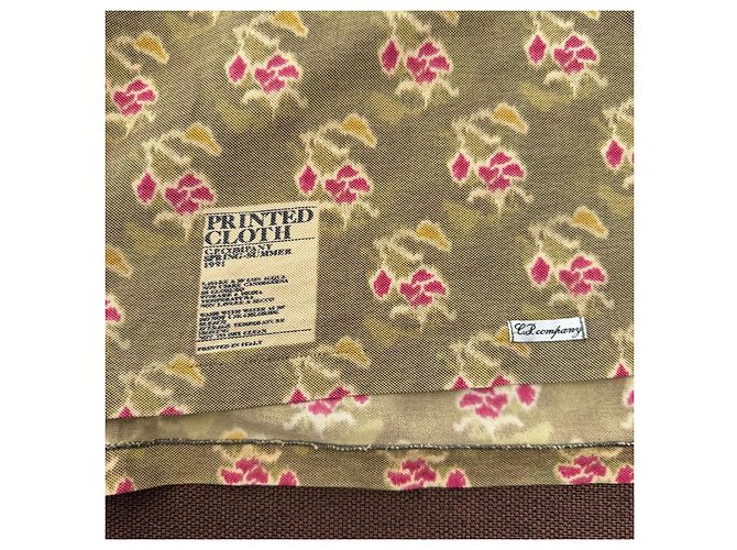Autre Marque C.P. Company Polo Printed Cloth Rosa Verde Giallo - vista 3