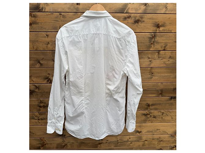Camicia Dolce & Gabbana in cotone bianco con stampa grafica Multicolore - vista 2