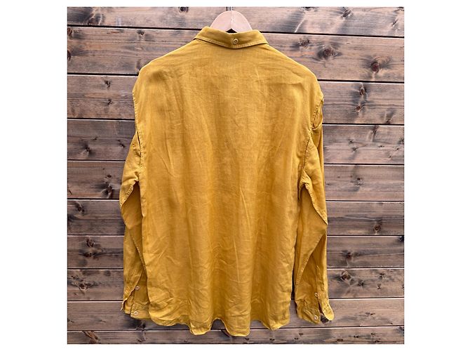 Missoni Uomo Camicia in lino gialla Giallo - vista 2