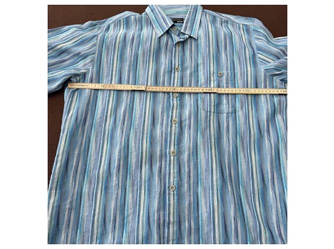 Camicia Sport Missoni Uomo a Righe Blu - vista 7