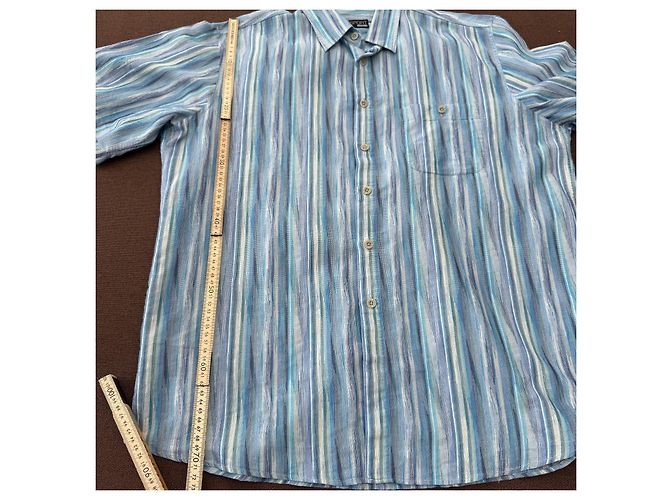 Camicia Sport Missoni Uomo a Righe Blu - vista 8