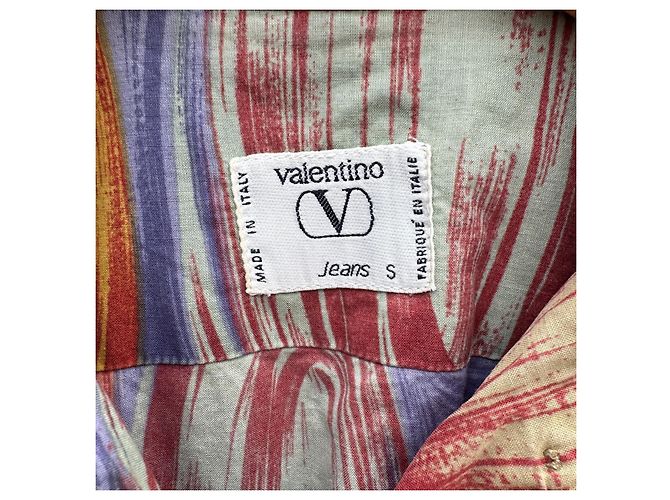 Valentino Jeans Kurzarmhemd mit abstraktem Muster Mehrfarben - Ansicht 2