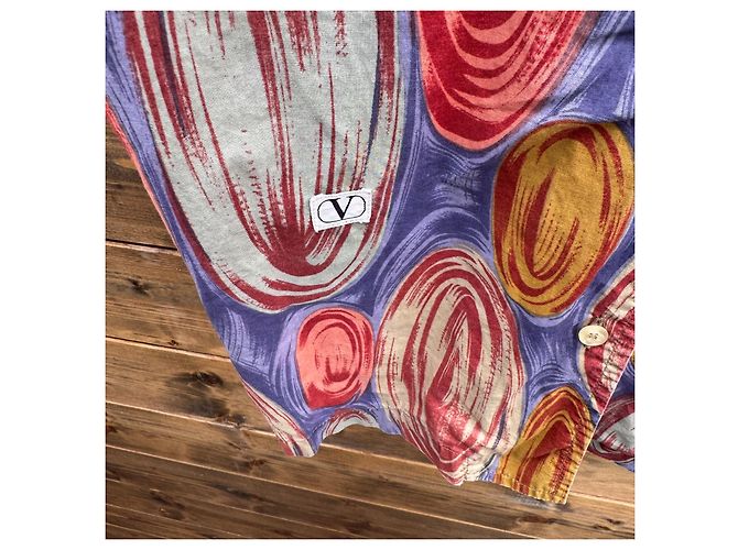 Valentino Jeans Kurzarmhemd mit abstraktem Muster Mehrfarben - Ansicht 3
