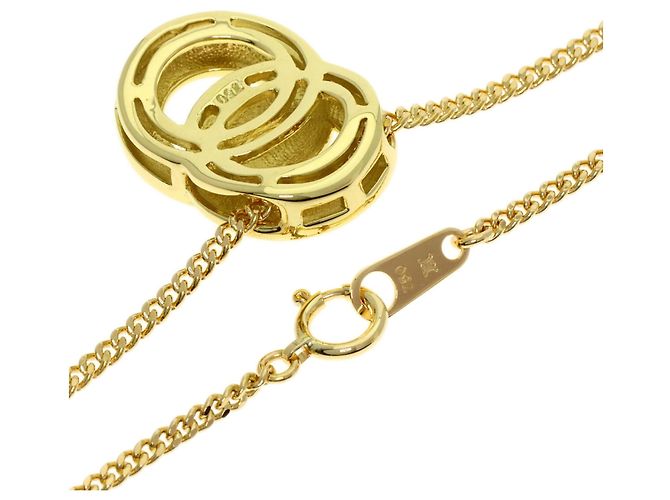 Céline Collana Double Circle Celine in oro giallo 18K - vista 2