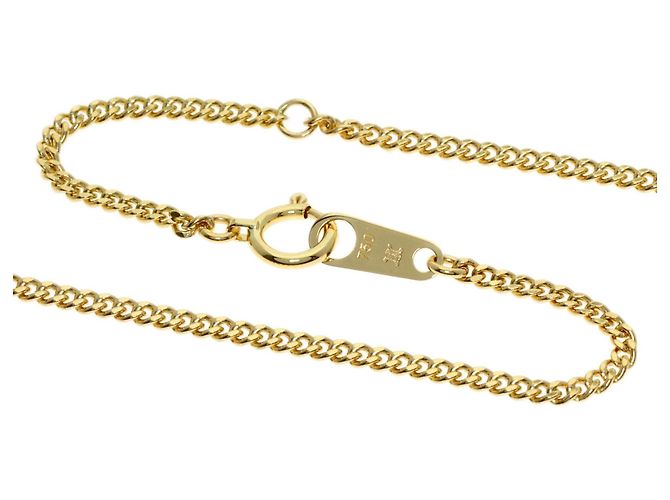 Céline Collana Double Circle Celine in oro giallo 18K - vista 3