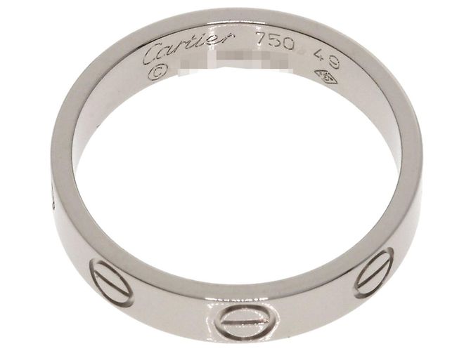 Cartier Mini Love Ring aus 18K Weißgold - Ansicht 4