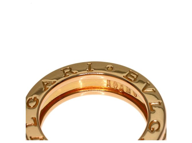 Bulgari Anello Bvlgari B-zero1 in oro rosa 18K - vista 6