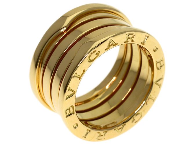 Bulgari Anello Bvlgari B-zero1 3-Band in oro giallo 18K - vista 2