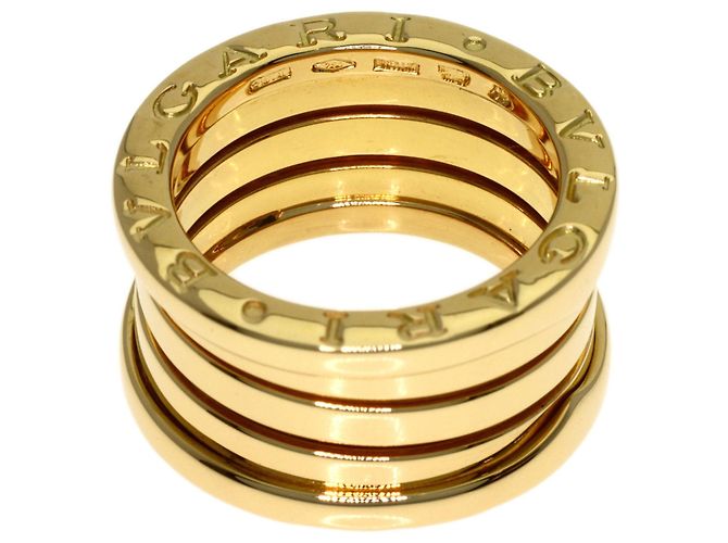 Bulgari Anello Bvlgari B-zero1 3-Band in oro giallo 18K - vista 4