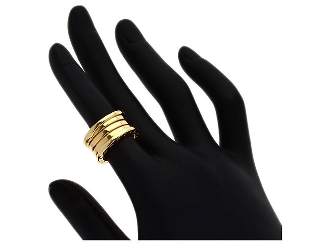 Bulgari Anello Bvlgari B-zero1 3-Band in oro giallo 18K - vista 5