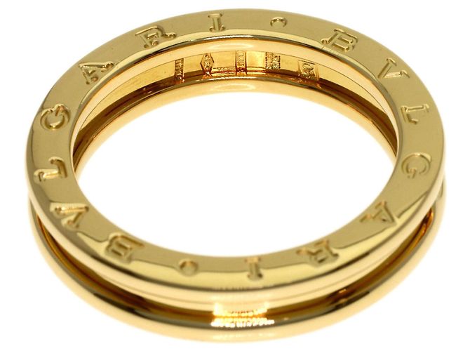 Bulgari Anello Bvlgari B-zero1 in oro giallo 18K - vista 4