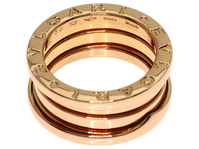 Bulgari Anello Bvlgari B-zero1 a 2 bande in oro rosa 18K - vista 4