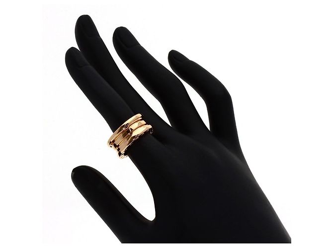 Bulgari Anello Bvlgari B-zero1 a 2 bande in oro rosa 18K - vista 5