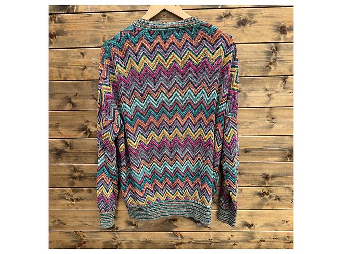 Missoni Zig Zag Strickjacke Mehrfarben - Ansicht 2