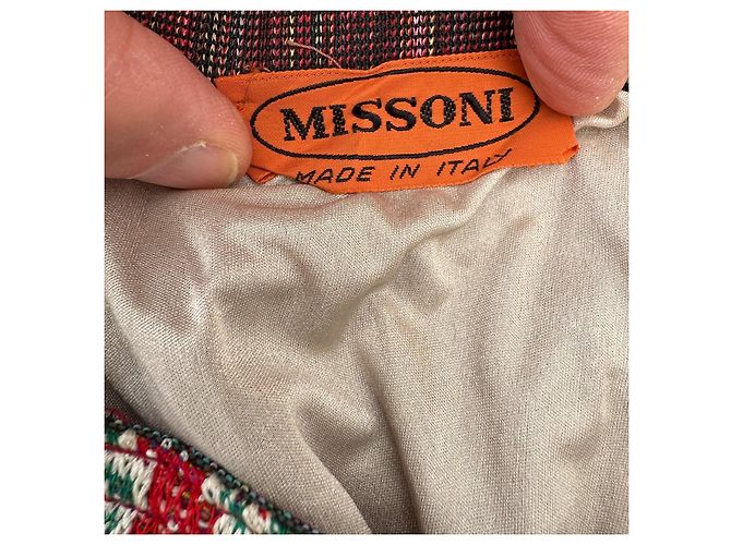Missoni Multicolor Zigzag Patterned Midi Skirt Brown White Red Multiple colors Green Purple - view 5