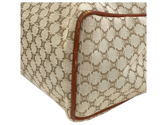 Céline Celine Handtasche aus Macadam-Muster Canvas Braun - Ansicht 13