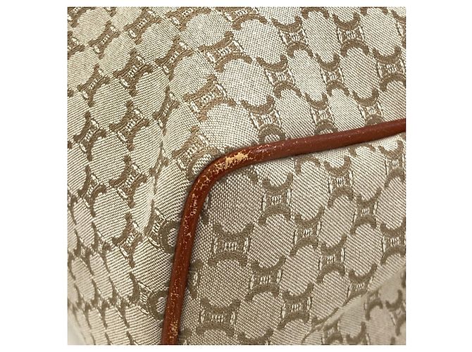 Céline Celine Handtasche aus Macadam-Muster Canvas Braun - Ansicht 16