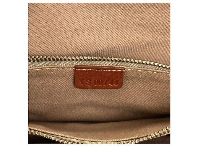 Céline Celine Handtasche aus Macadam-Muster Canvas Braun - Ansicht 7