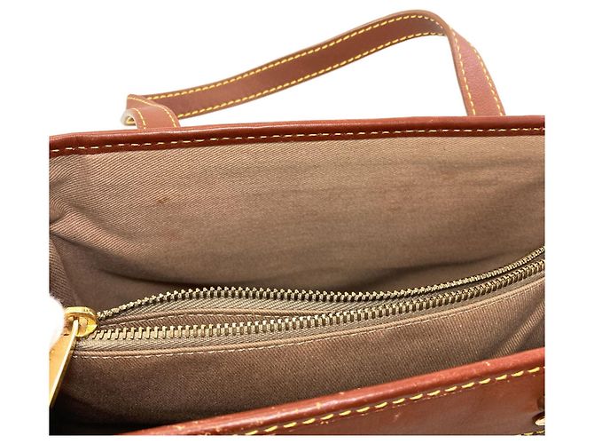 Céline Celine Handtasche aus Macadam-Muster Canvas Braun - Ansicht 9