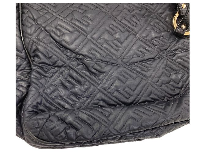 Fendi Zucca gesteppte Nylon-Tote-Bag Schwarz - Ansicht 11
