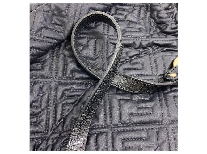 Fendi Zucca gesteppte Nylon-Tote-Bag Schwarz - Ansicht 18