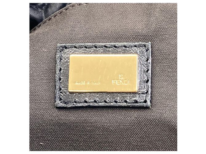 Fendi Zucca gesteppte Nylon-Tote-Bag Schwarz - Ansicht 6